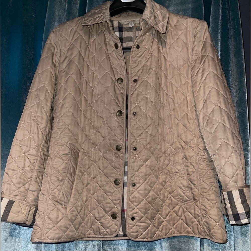 Burberry diamond quilted jacket